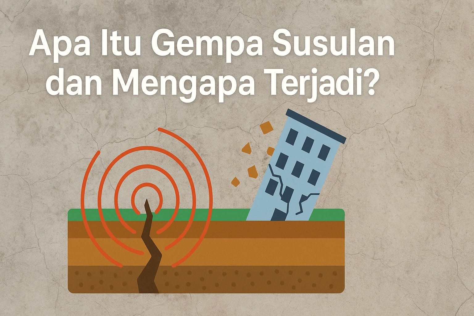 Apa Itu Gempa Susulan dan Mengapa Terjadi