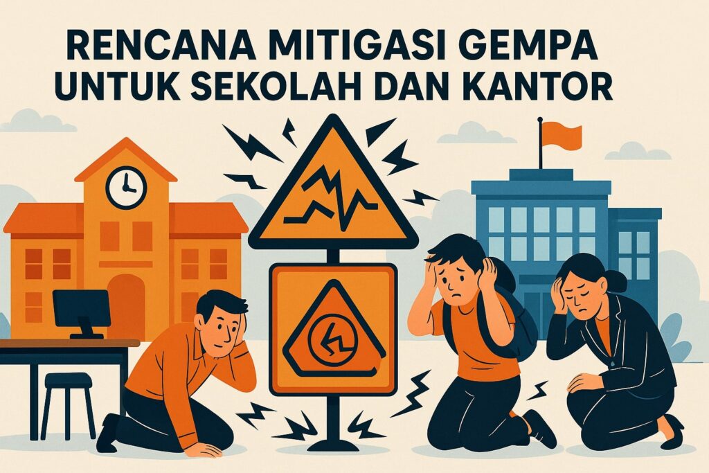 Rencana Mitigasi Gempa untuk Sekolah dan Kantor