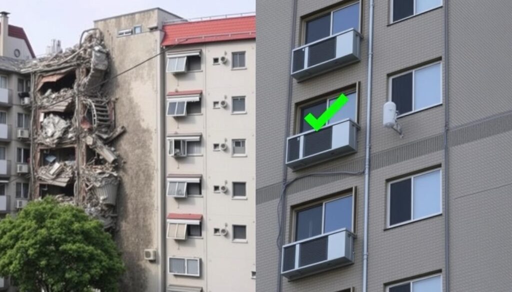 Kerusakan bangunan akibat gempa bumi yang bisa dicegah dengan sensor gempa Toyo Automation