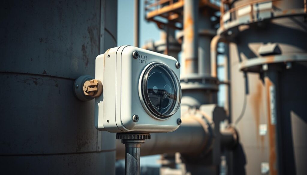 Sensor Gempa di Industri Gas