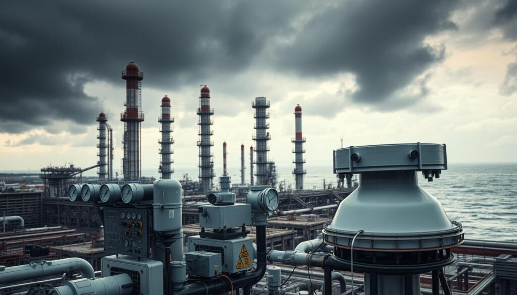 Sensor Gempa untuk Kilang Minyak