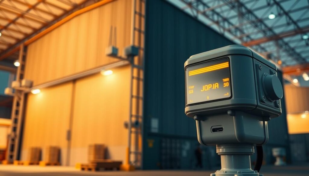 Sensor Gempa untuk Gudang Logistik